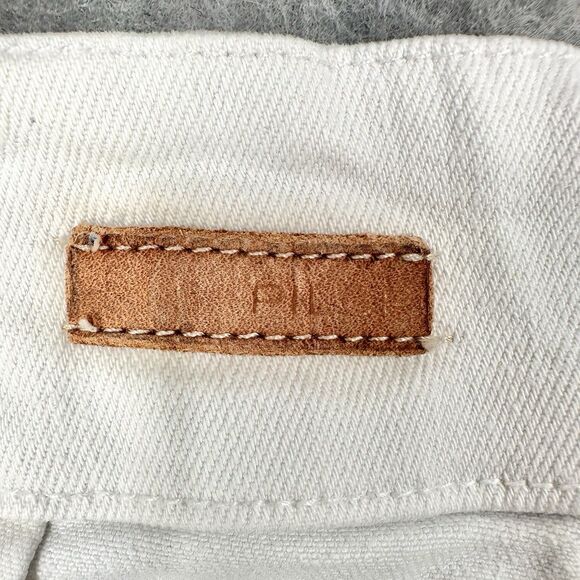 Anthropologie Pilcro Wide Leg Crop Jeans 18W The Skipper White High Rise Womens - Picture 6 of 15